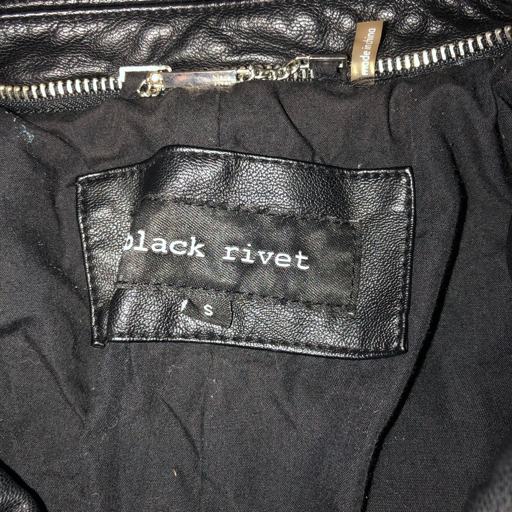 Vegan Leather Jacket - image 3
